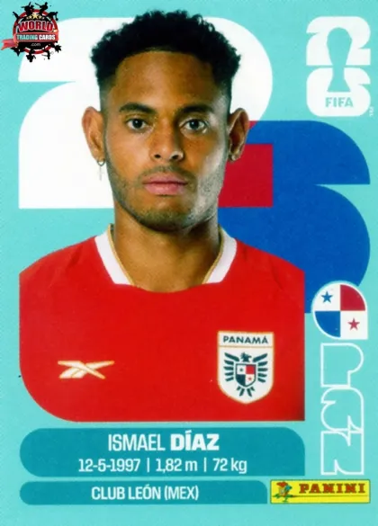 PAN16 Ismael Díaz Panini World Cup 2026 2026 PAN16 Ismael Díaz Panini World Cup 2026 2026