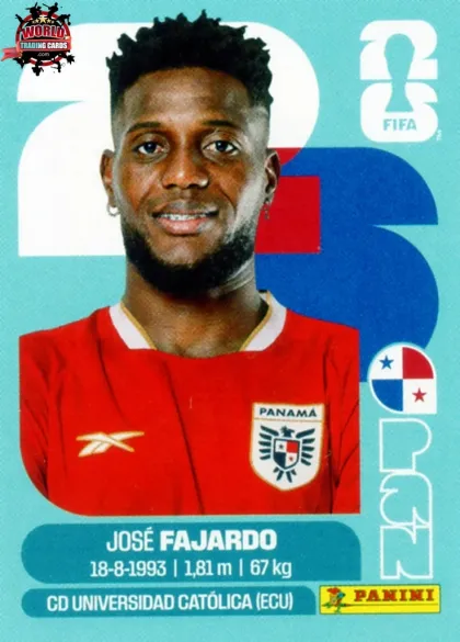 PAN17 Jose Fajardo Panini World Cup 2026 2026 PAN17 Jose Fajardo Panini World Cup 2026 2026
