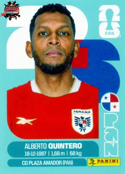 PAN20 Alberto Quintero Panini World Cup 2026 2026 PAN20 Alberto Quintero Panini World Cup 2026 2026