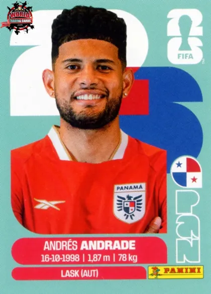 PAN5 Andres Andrade Panini World Cup 2026 2026 PAN5 Andres Andrade Panini World Cup 2026 2026