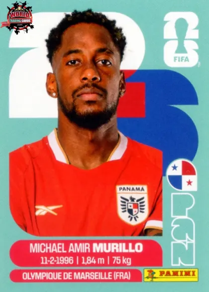 PAN6 Michael Amir Murillo Panini World Cup 2026 2026 PAN6 Michael Amir Murillo Panini World Cup 2026 2026