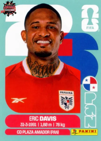 PAN7 Eric Davis Panini World Cup 2026 2026 PAN7 Eric Davis Panini World Cup 2026 2026