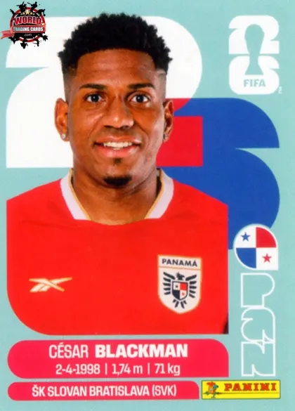 PAN9 Cesar Blackman Panini World Cup 2026 2026 PAN9 Cesar Blackman Panini World Cup 2026 2026