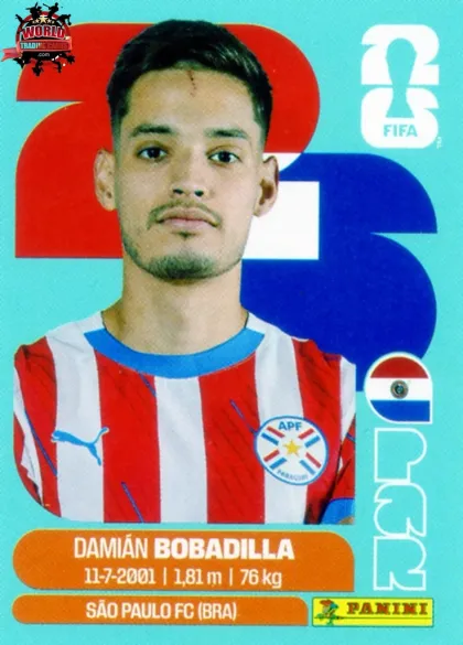 PAR11 Damián Bobadilla Panini World Cup 2026 2026 PAR11 Damián Bobadilla Panini World Cup 2026 2026