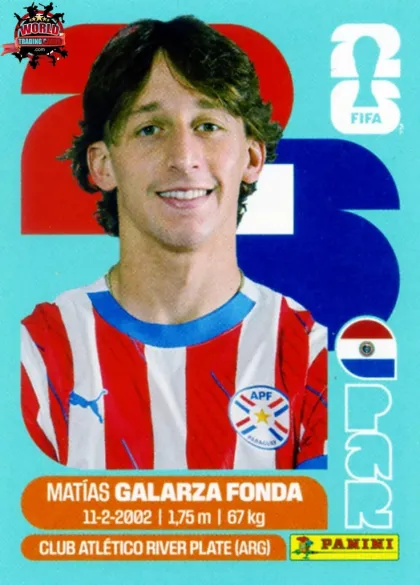 PAR14 Matias Galarza Fonda Panini World Cup 2026 2026 PAR14 Matias Galarza Fonda Panini World Cup 2026 2026