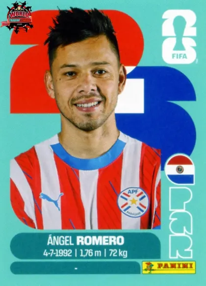 PAR19 Angel Romero Panini World Cup 2026 2026 PAR19 Angel Romero Panini World Cup 2026 2026