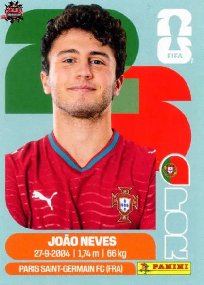 POR14 João Neves Panini World Cup 2026 2026 POR14 João Neves Panini World Cup 2026 2026