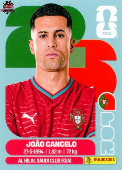 POR5 João Cancelo Panini World Cup 2026 2026 POR5 João Cancelo Panini World Cup 2026 2026