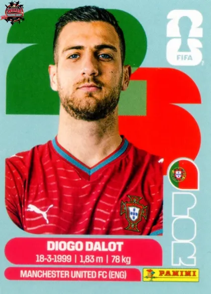 POR6 Diogo Dalot Panini World Cup 2026 2026 POR6 Diogo Dalot Panini World Cup 2026 2026