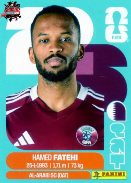 QAT12 Ahmed Fatehi Panini World Cup 2026 2026 QAT12 Ahmed Fatehi Panini World Cup 2026 2026