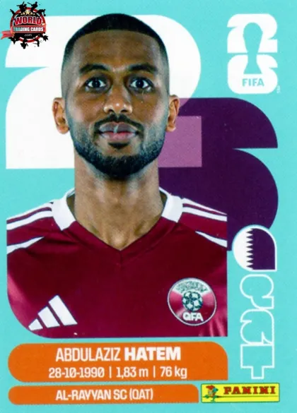 QAT15 Abdulaziz Hatem Panini World Cup 2026 2026 QAT15 Abdulaziz Hatem Panini World Cup 2026 2026