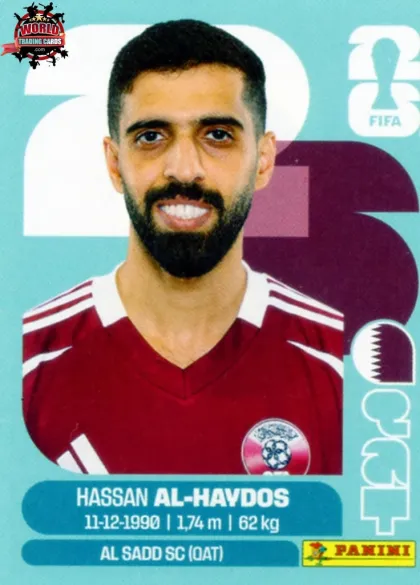 QAT16 Hassan Al-Haydos Panini World Cup 2026 2026 QAT16 Hassan Al-Haydos Panini World Cup 2026 2026