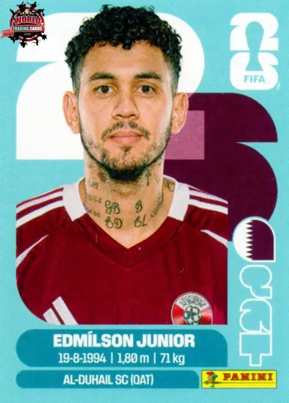 QAT17 Edmilson Junior Panini World Cup 2026 2026 QAT17 Edmilson Junior Panini World Cup 2026 2026