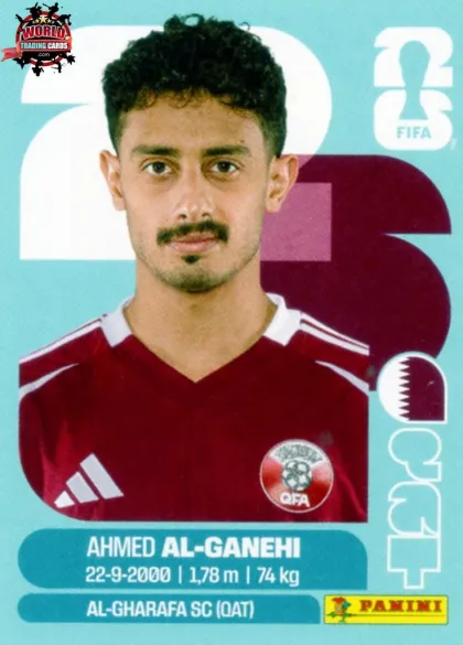 QAT19 Ahmed Al Ganehi Panini World Cup 2026 2026 QAT19 Ahmed Al Ganehi Panini World Cup 2026 2026