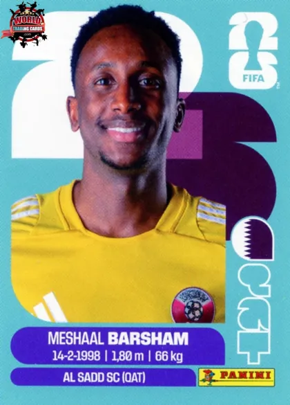 QAT2 Meshaal Barsham Panini World Cup 2026 2026 QAT2 Meshaal Barsham Panini World Cup 2026 2026