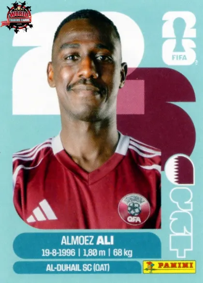 QAT20 Almoez Ali Panini World Cup 2026 2026 QAT20 Almoez Ali Panini World Cup 2026 2026