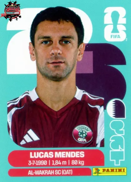 QAT4 Lucas Mendes Panini World Cup 2026 2026 QAT4 Lucas Mendes Panini World Cup 2026 2026