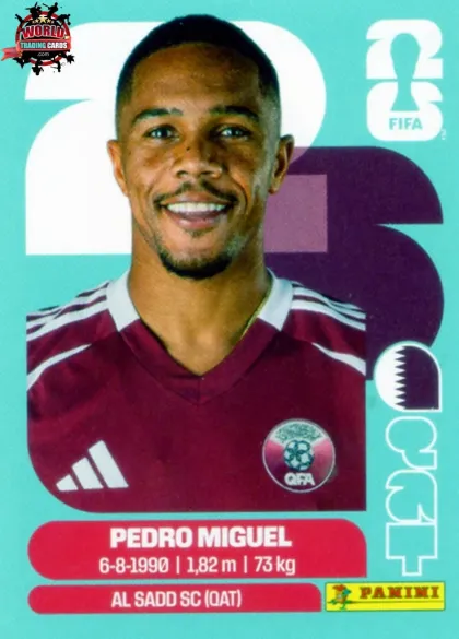 QAT7 Pedro Miguel Panini World Cup 2026 2026 QAT7 Pedro Miguel Panini World Cup 2026 2026