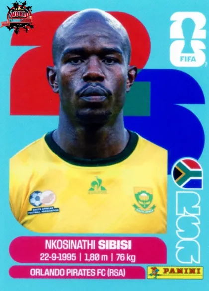 RSA10 Nkosinathi Sibisi Panini World Cup 2026 2026 RSA10 Nkosinathi Sibisi Panini World Cup 2026 2026