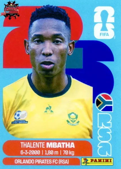 RSA12 Thalente Mbatha Panini World Cup 2026 2026 RSA12 Thalente Mbatha Panini World Cup 2026 2026