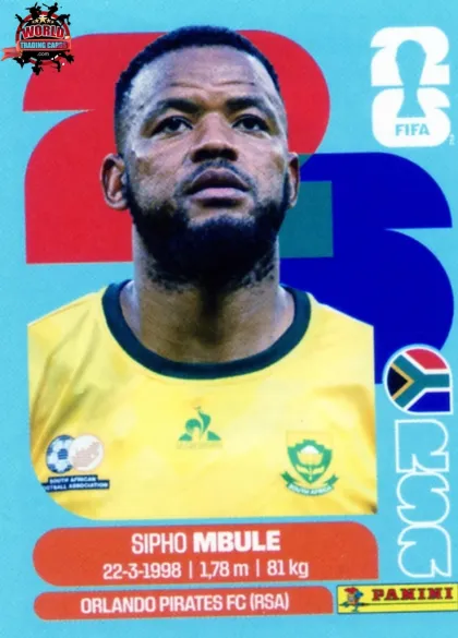 RSA16 Sipho Mbule Panini World Cup 2026 2026 RSA16 Sipho Mbule Panini World Cup 2026 2026