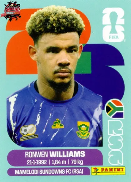 RSA2 Ronwen Williams Panini World Cup 2026 2026 RSA2 Ronwen Williams Panini World Cup 2026 2026