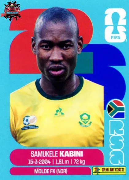 RSA5 Samukele Kabini Panini World Cup 2026 2026 RSA5 Samukele Kabini Panini World Cup 2026 2026