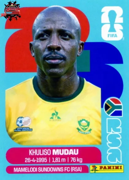 RSA9 Khuliso Mudau Panini World Cup 2026 2026 RSA9 Khuliso Mudau Panini World Cup 2026 2026