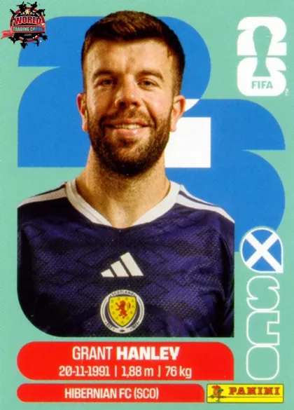SCO10 Grant Hanley Panini World Cup 2026 2026 SCO10 Grant Hanley Panini World Cup 2026 2026