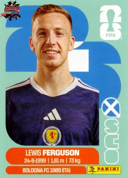 SCO14 Lewis Ferguson Panini World Cup 2026 2026 SCO14 Lewis Ferguson Panini World Cup 2026 2026