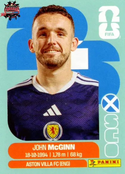 SCO17 John McGinn Panini World Cup 2026 2026 SCO17 John McGinn Panini World Cup 2026 2026