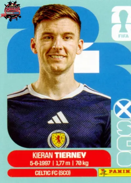 SCO4 Kieran Tierney Panini World Cup 2026 2026 SCO4 Kieran Tierney Panini World Cup 2026 2026