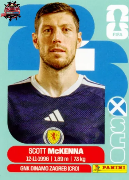 SCO7 Scott McKenna Panini World Cup 2026 2026 SCO7 Scott McKenna Panini World Cup 2026 2026