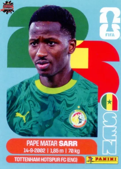 SEN10 Pape Matar Sarr Panini World Cup 2026 2026 SEN10 Pape Matar Sarr Panini World Cup 2026 2026