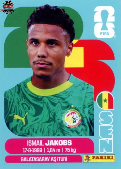 SEN6 Ismail Jakobs Panini World Cup 2026 2026 SEN6 Ismail Jakobs Panini World Cup 2026 2026