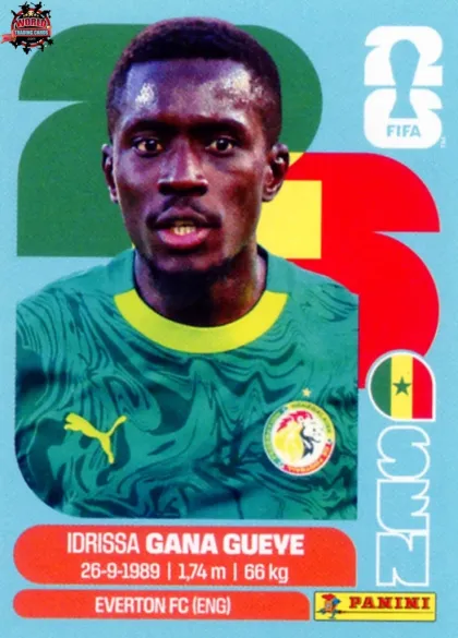 SEN9 Idrissa Gana Gueye Panini World Cup 2026 2026 SEN9 Idrissa Gana Gueye Panini World Cup 2026 2026