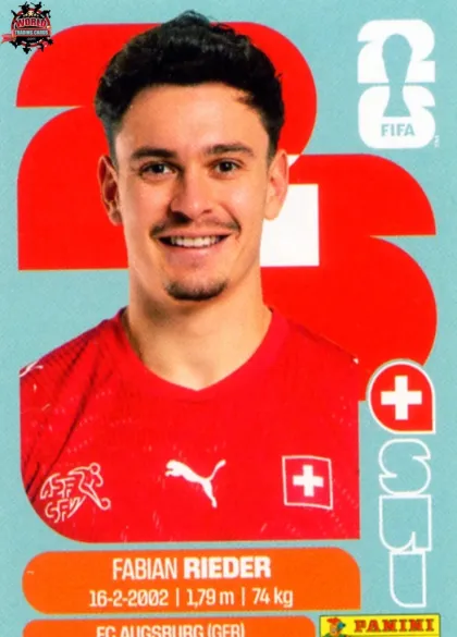 SUI12 Fabian Rieder Panini World Cup 2026 2026 SUI12 Fabian Rieder Panini World Cup 2026 2026