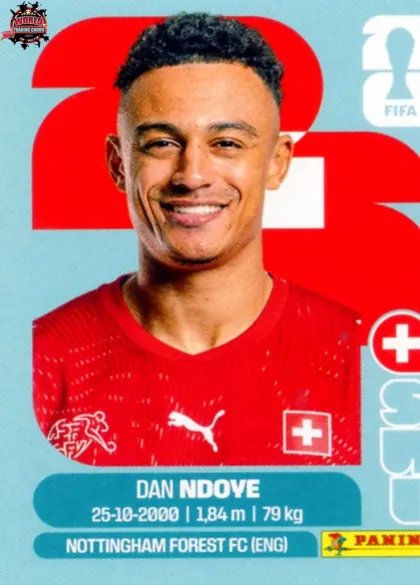 SUI19 Dan Ndoye Panini World Cup 2026 2026 SUI19 Dan Ndoye Panini World Cup 2026 2026