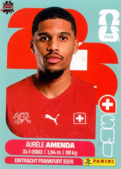 SUI7 Aurèle Amenda Panini World Cup 2026 2026 SUI7 Aurèle Amenda Panini World Cup 2026 2026