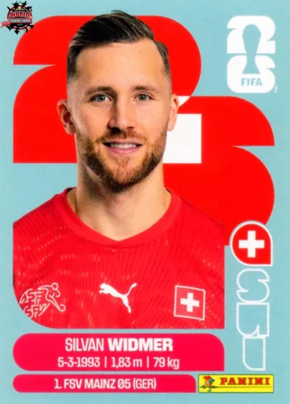 SUI8 Silvan Widmer Panini World Cup 2026 2026 SUI8 Silvan Widmer Panini World Cup 2026 2026