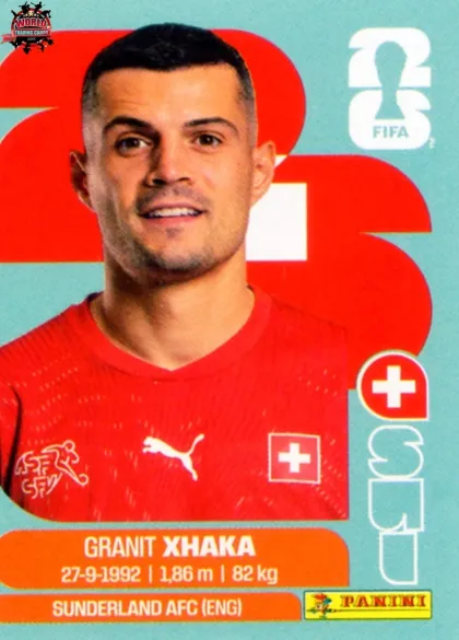 SUI9 Granit Xhaka Panini World Cup 2026 2026 SUI9 Granit Xhaka Panini World Cup 2026 2026