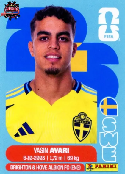 SWE11 Yasin Ayari Panini World Cup 2026 2026 SWE11 Yasin Ayari Panini World Cup 2026 2026