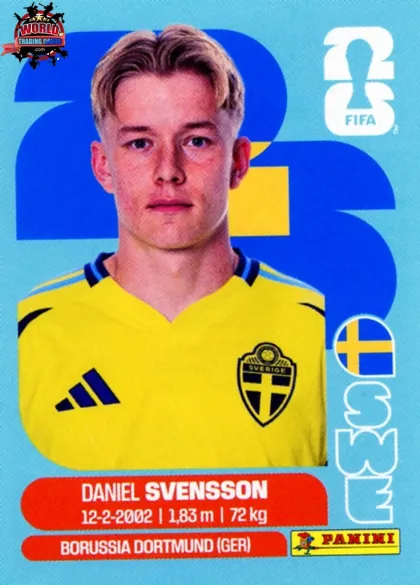 SWE14 Daniel Svensson Panini World Cup 2026 2026 SWE14 Daniel Svensson Panini World Cup 2026 2026