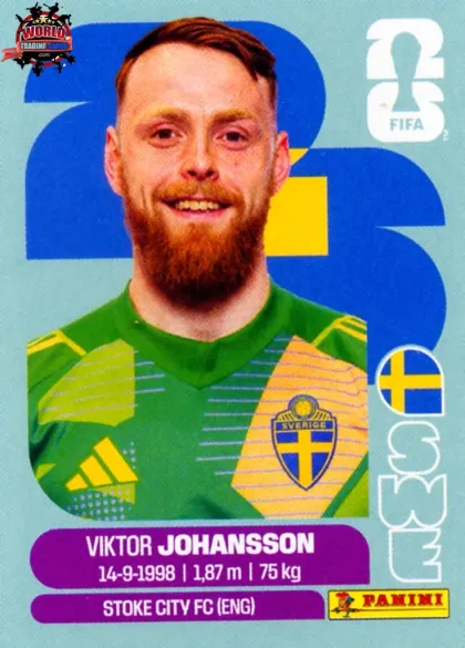 SWE2 Victor Johansson Panini World Cup 2026 2026 SWE2 Victor Johansson Panini World Cup 2026 2026