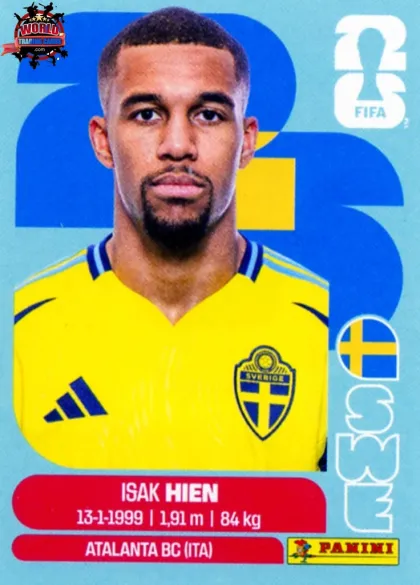 SWE3 Isak Hien Panini World Cup 2026 2026 SWE3 Isak Hien Panini World Cup 2026 2026