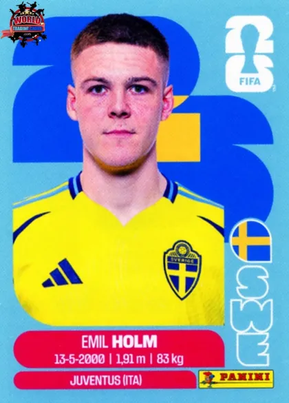 SWE5 Emil Holm Panini World Cup 2026 2026 SWE5 Emil Holm Panini World Cup 2026 2026