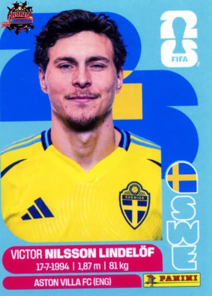 SWE6 Victor Nilsson Lindelöf Panini World Cup 2026 2026 SWE6 Victor Nilsson Lindelöf Panini World Cup 2026 2026