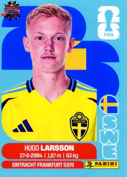 SWE9 Hugo Larsson Panini World Cup 2026 2026 SWE9 Hugo Larsson Panini World Cup 2026 2026