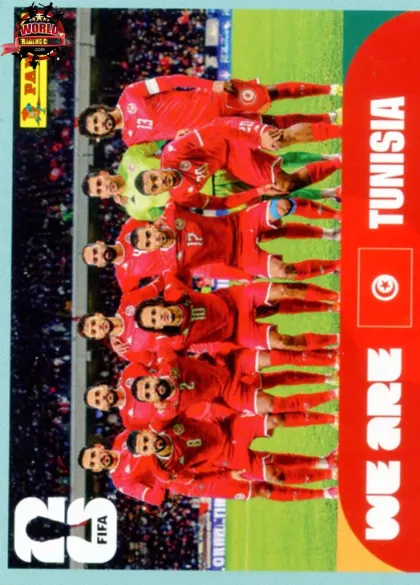 TUN13 Team Photo Panini World Cup 2026 2026 TUN13 Team Photo Panini World Cup 2026 2026