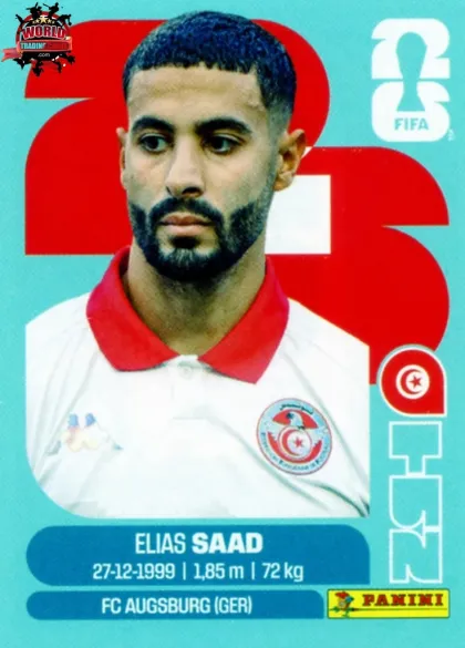 TUN16 Elias Saad Panini World Cup 2026 2026 TUN16 Elias Saad Panini World Cup 2026 2026